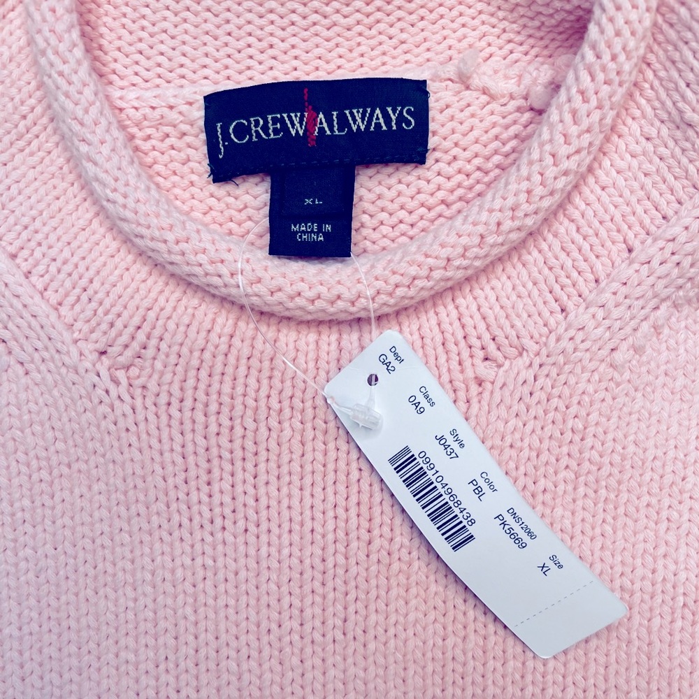 J Crew Pink Sweater